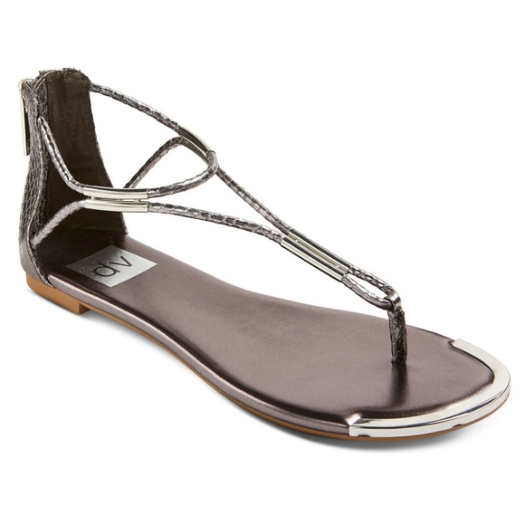 pewter grey sandals